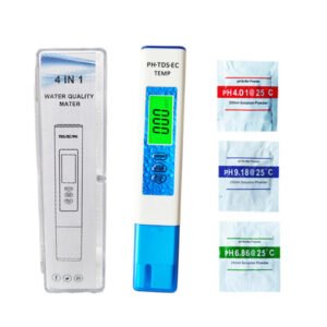 4 in 1 Water Tester for pH, TDS, EC and Temperature