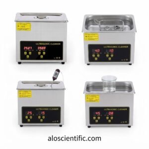 Front view of the Ultrasonic Cleaner ZX-020S showcasing its digital control panel and LED display.