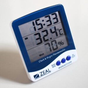 Digital hygrometer for laboratory humidity and temperature monitoring