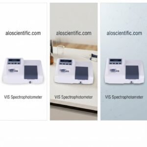 Front view of the VIS Spectrophotometer 721 in a modern testing laboratory.