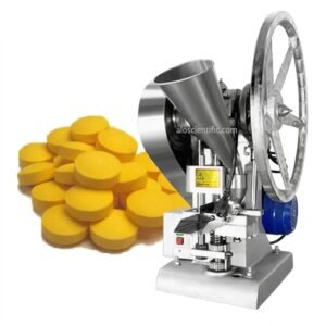 TDP Tablet Press TDP-1.5T for single punch pill manufacturing in laboratory