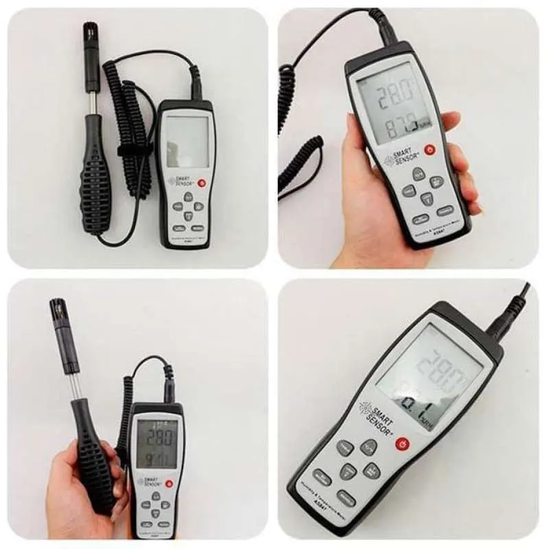 Smart Sensor Humidity and Temperature Meter AS847 Probe Type