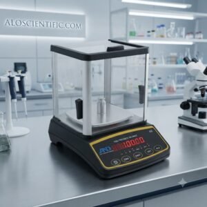 AND EKi-600-2n Digital Balance on a professional lab workbench.