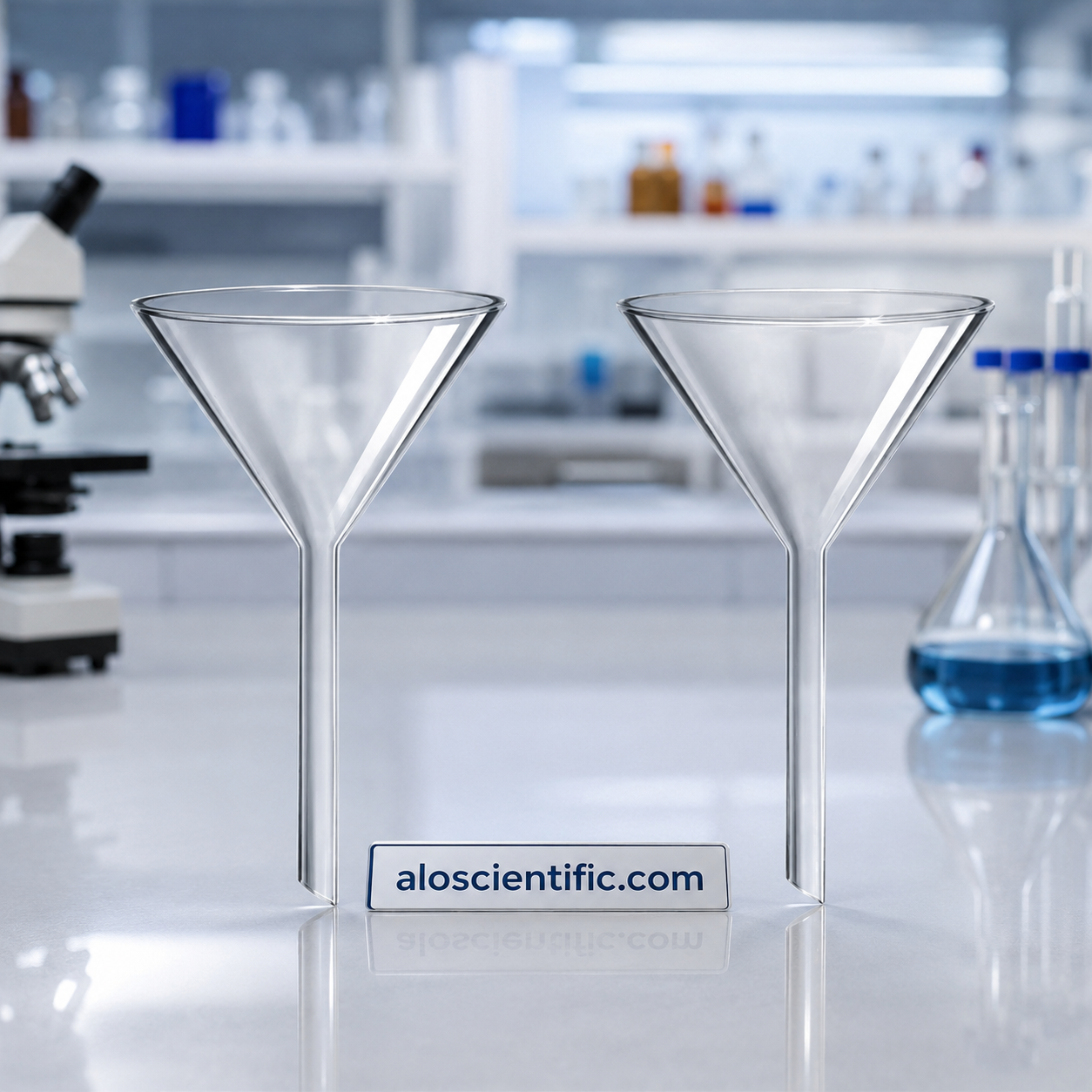 Funnel China porcelain laboratory funnel Funnel China for laboratory filtration