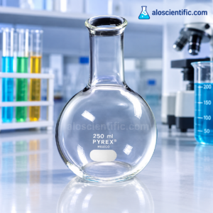 Flat Bottom Flask Pyrex for laboratory use