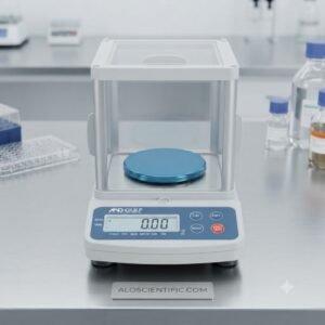 AND-GULF GSM Balance EK600 precision weighing scale in laboratory setting