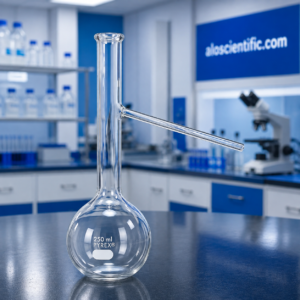 Distilling Flask laboratory glassware for distillation
