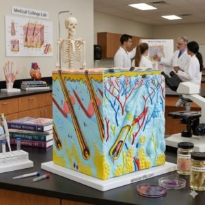 Enlarged Skin Model XC-313 for human anatomy study