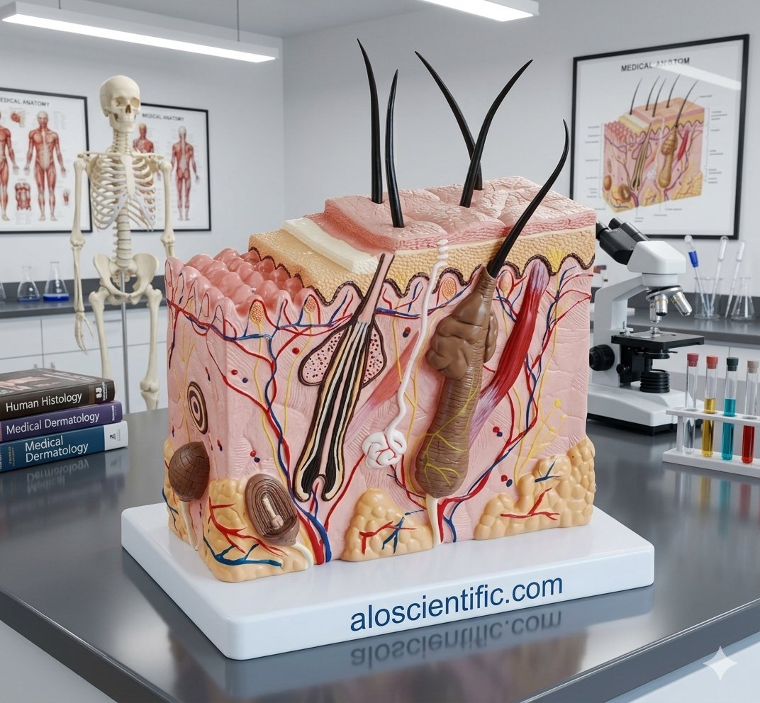 Skin Block Model XC-313-2 for human anatomy study