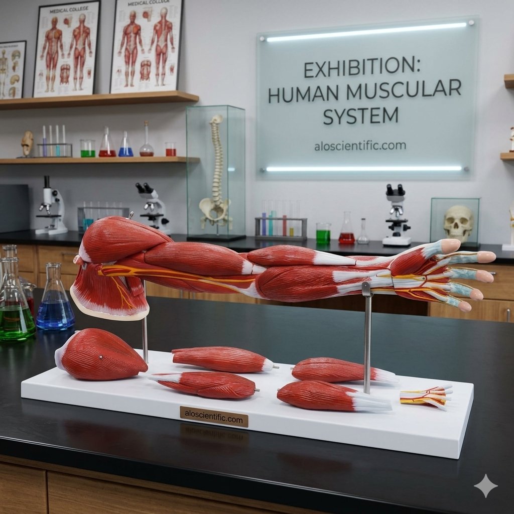Muscle of Human Arm 7 Parts anatomy model