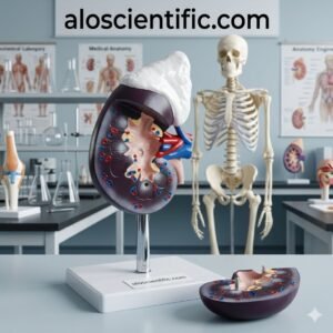 Human Kidney with Adrenal Gland Model XC-310-3