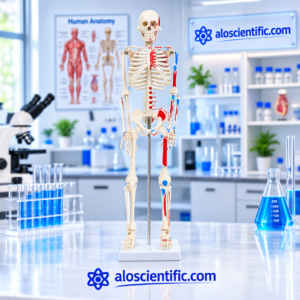 XC-102C 85cm Skeleton with Painted Muscles anatomy model