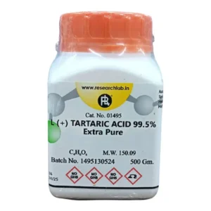 L(+) Tartaric Acid 99.5% 500g RL India
